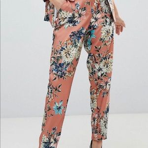 Floral Suit Pants